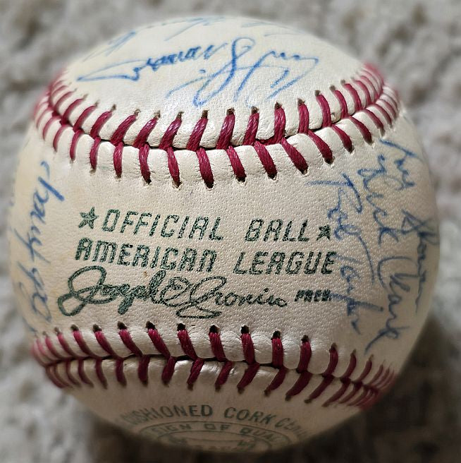 1967 California Angels Team Signed AUTO (OAL – Cronin) Baseball /w 26 Signatures