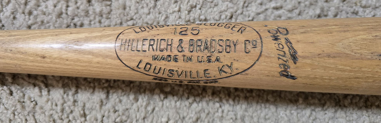 Circa 1964-72 Tony Taylor Batting Practiced Used Louisville Slugger Professional Model Bat Cuban 2 X All-Star - Phillies HOF #3