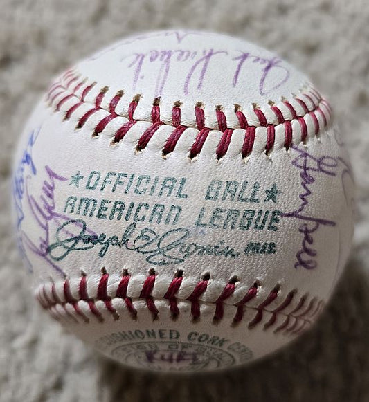 1964 Cleveland Indians Team Signed AUTO (OAL – Cronin) Baseball /w 24 Sigs