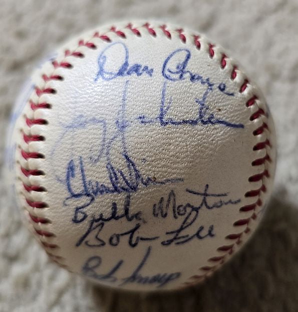1966 California Angels Team Signed AUTO (OAL – Cronin) Baseball /w 26 sigs
