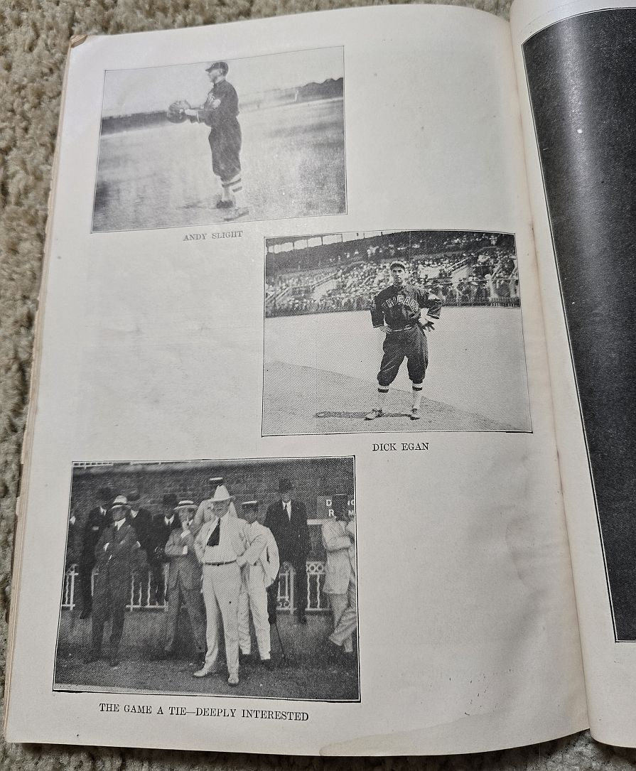 1913–14 MLB Official World Tour Book Yearbook Chicago White Sox vs New York Giants