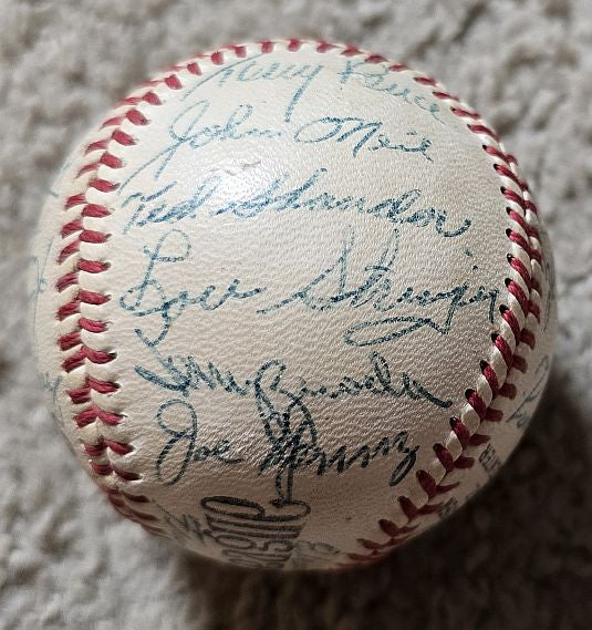 1953 San Francisco Seals Team Signed AUTO Baseball PCL Loaded with 29 Sigs