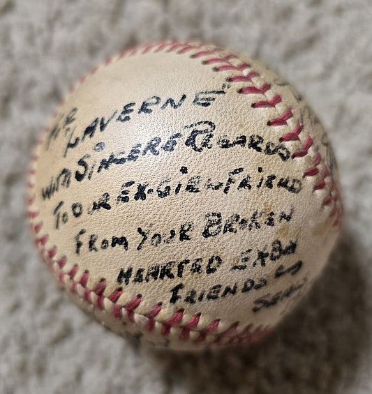 1950 San Francisco Seals Team Signed AUTO Baseball by 20 PCL Lefty O'Doul