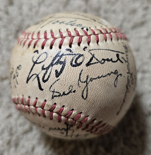 1950 San Francisco Seals Team Signed AUTO Baseball by 20 PCL Lefty O'Doul