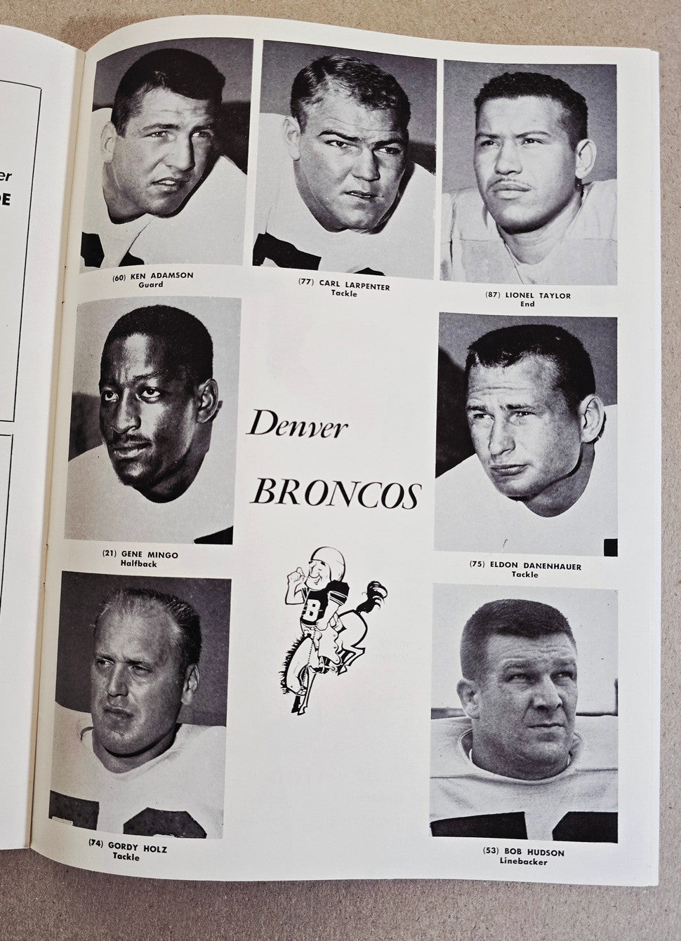 September 4, 1961 Oakland Raiders vs Denver Broncos AFL Football Program 2nd Year