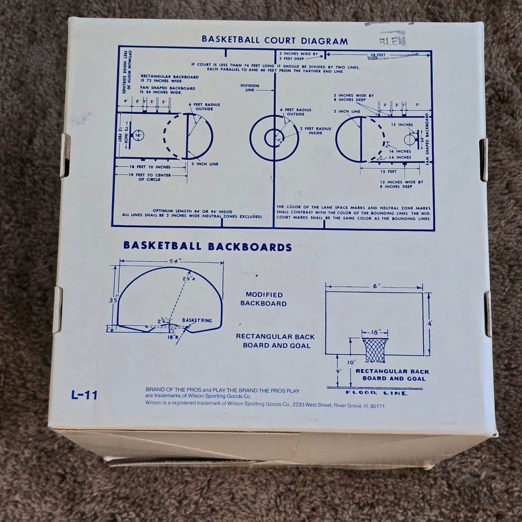 Wilson Official NBA Leather Larry Lawrence O'Brien Game Basketball - Brand New In Box