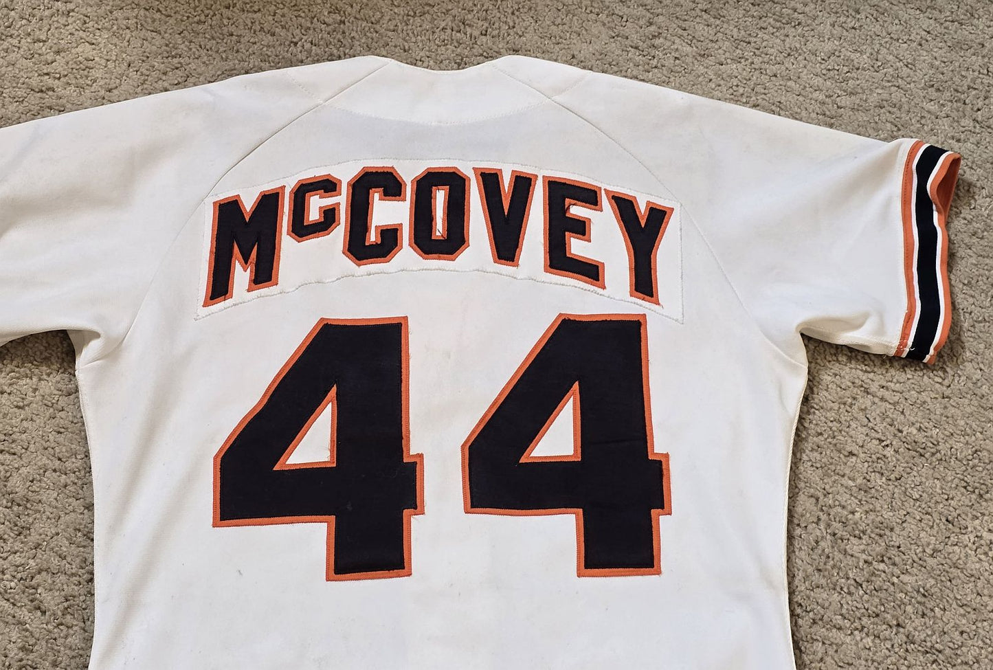 1986 Willie McCovey San Francisco Giants Game Worn Spring Training Jersey