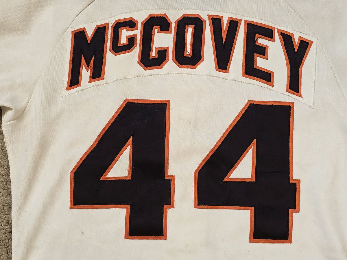 1986 Willie McCovey San Francisco Giants Game Worn Spring Training Jersey