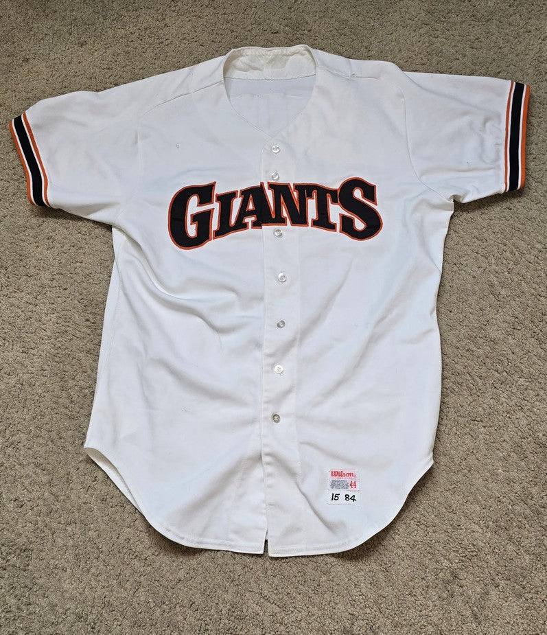 1984 Steve Miller San Francisco Giants Spring Training Game Worn Jersey