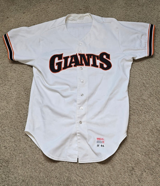 1984 Steve Miller San Francisco Giants Spring Training Game Worn Jersey