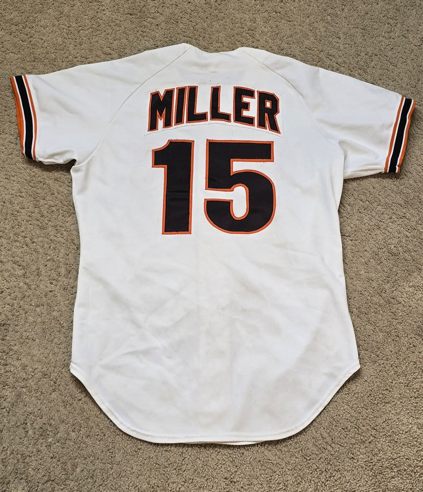 1984 Steve Miller San Francisco Giants Spring Training Game Worn Jersey