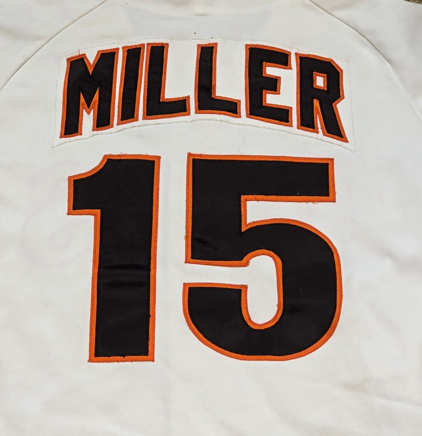 1984 Steve Miller San Francisco Giants Spring Training Game Worn Jersey