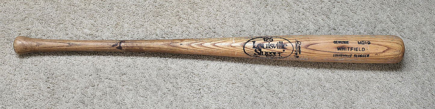 Circa 1980 Terry Whitfield Game Used Louisville Slugger Bat San Francisco Giants