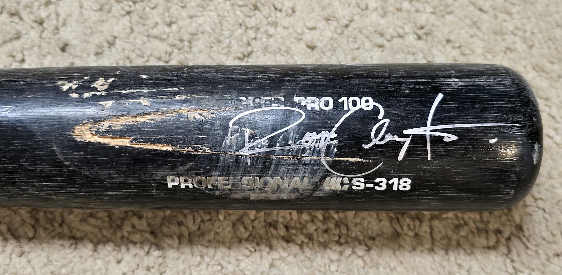 Circa 1991-95 Royce Clayton Game Used Cooper Bat San Francisco Giants