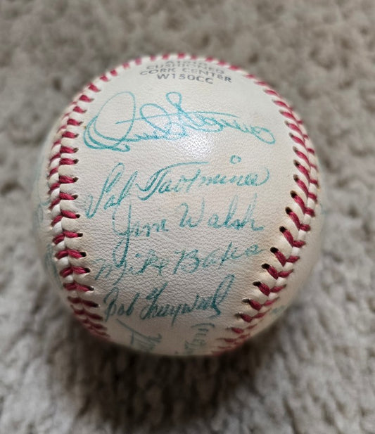 1955 San Francisco Seals Team Signed AUTO Baseball PCL /w 22 Sigs