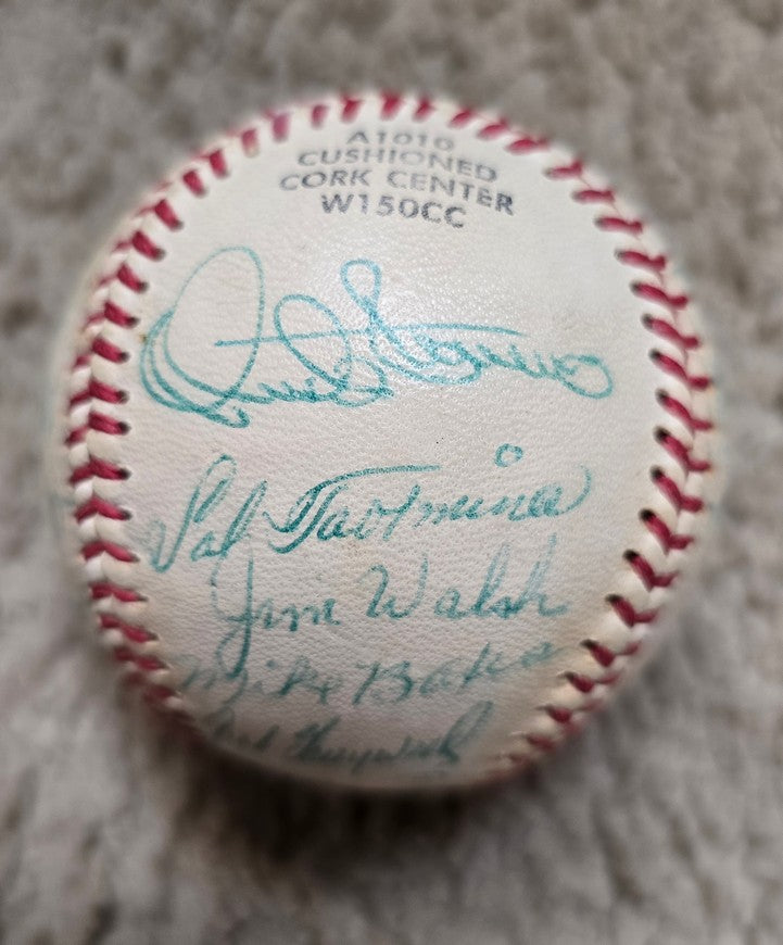 1955 San Francisco Seals Team Signed AUTO Baseball PCL /w 22 Sigs