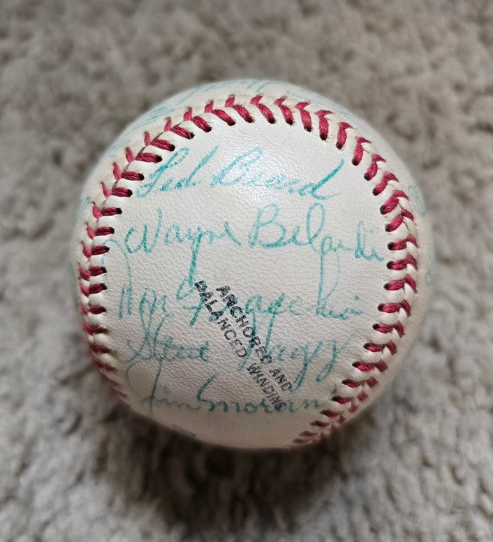 1955 San Francisco Seals Team Signed AUTO Baseball PCL /w 22 Sigs