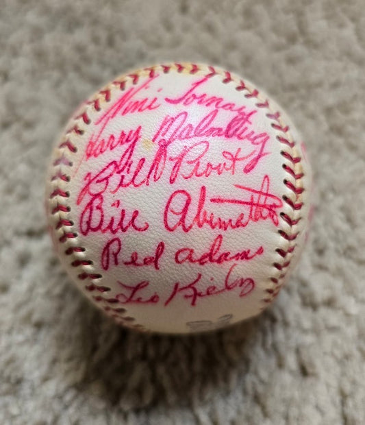 1957 San Francisco Seals Team Signed AUTO Baseball PCL – Last Year In Existence