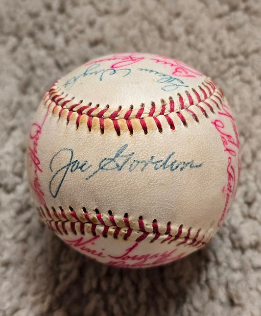 1957 San Francisco Seals Team Signed AUTO Baseball PCL – Last Year In Existence