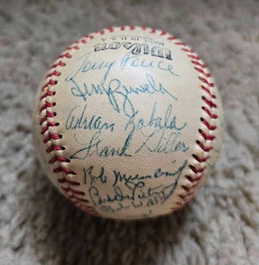 1954 San Francisco Seals Team Signed AUTO Baseball PCL Loaded with 27 Sigs