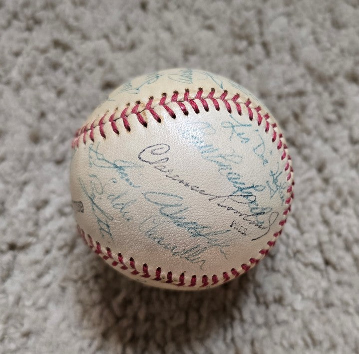 1954 San Francisco Seals Team Signed AUTO Baseball PCL Loaded with 27 Sigs