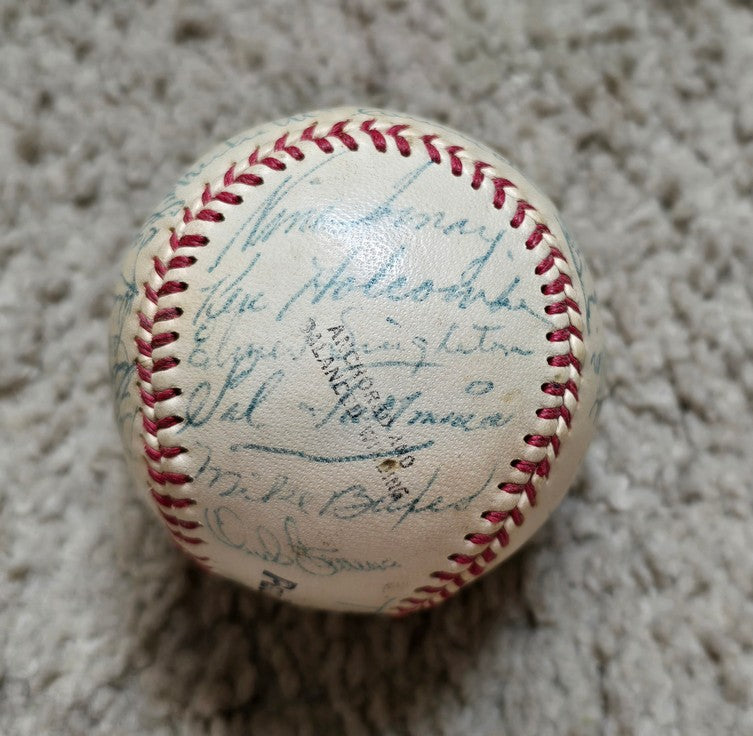 1954 San Francisco Seals Team Signed AUTO Baseball PCL Loaded with 27 Sigs