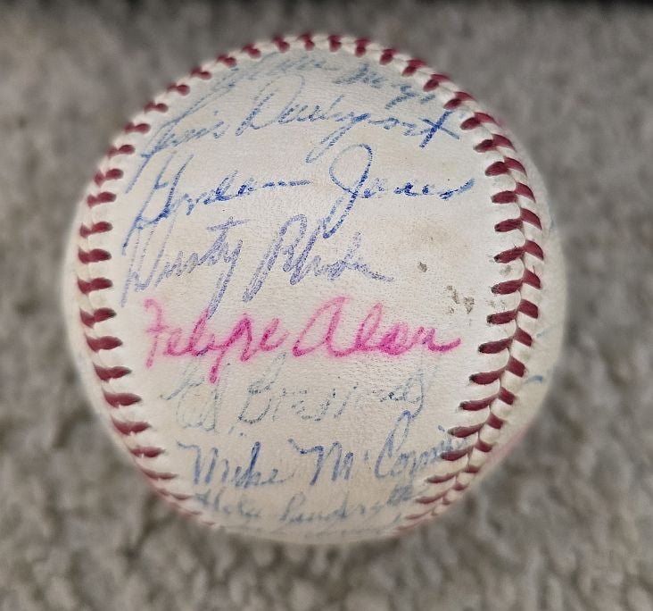 1959 San Francisco Giants Team Signed Baseball /w 27 Sigs Willie Mays