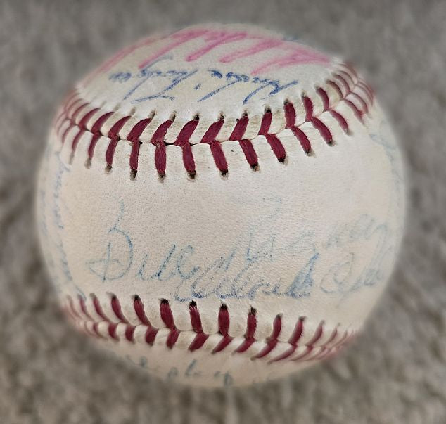 1959 San Francisco Giants Team Signed Baseball /w 27 Sigs Willie Mays
