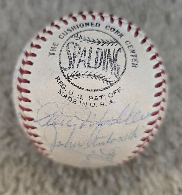 1959 San Francisco Giants Team Signed Baseball /w 27 Sigs Willie Mays