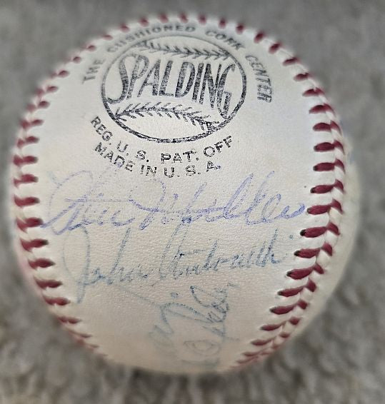 1959 San Francisco Giants Team Signed Baseball /w 27 Sigs Willie Mays