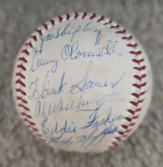 1959 San Francisco Giants Team Signed Baseball /w 27 Sigs Willie Mays
