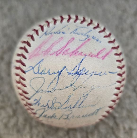 1959 San Francisco Giants Team Signed Baseball /w 27 Sigs Willie Mays