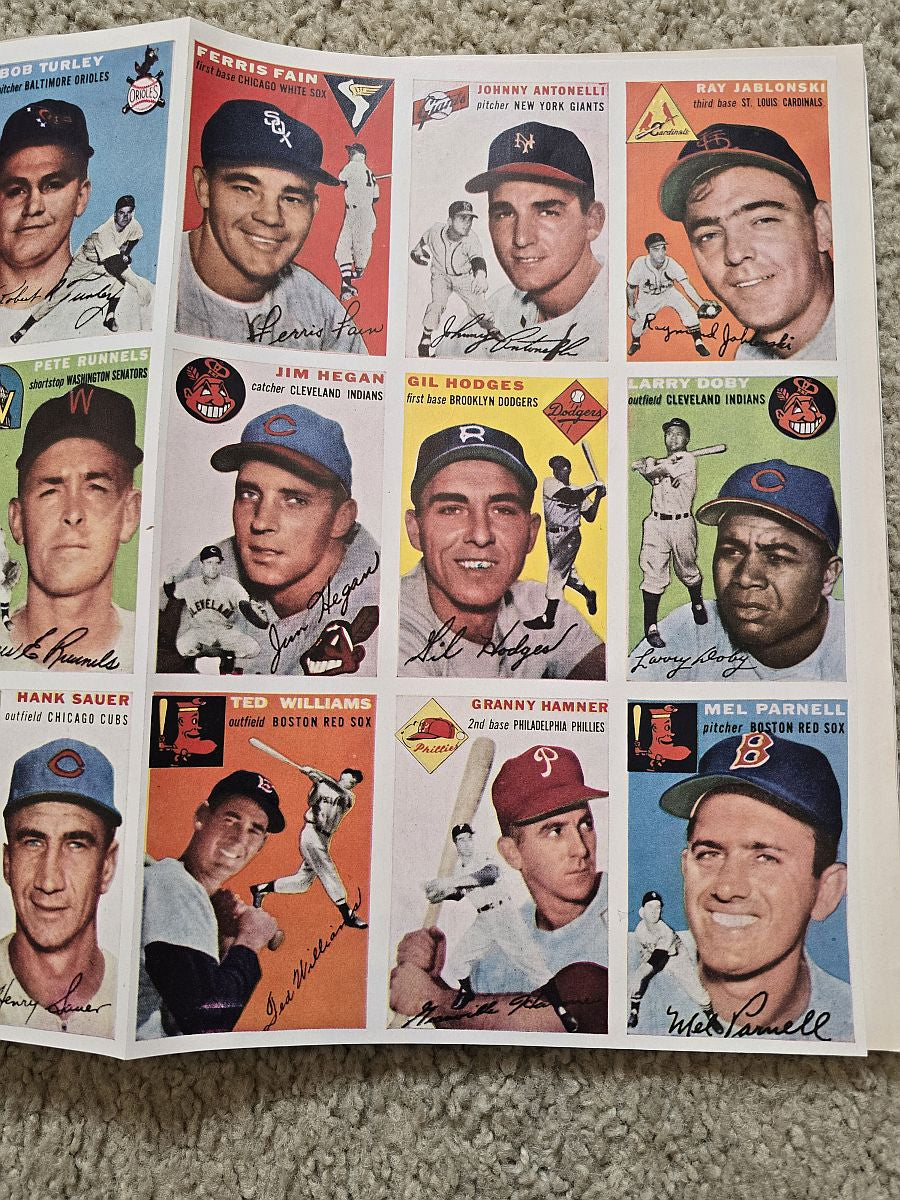 Sports Illustrated First 1st Issue 1954 Topps Baseball Cards Eddie Mathews Cover