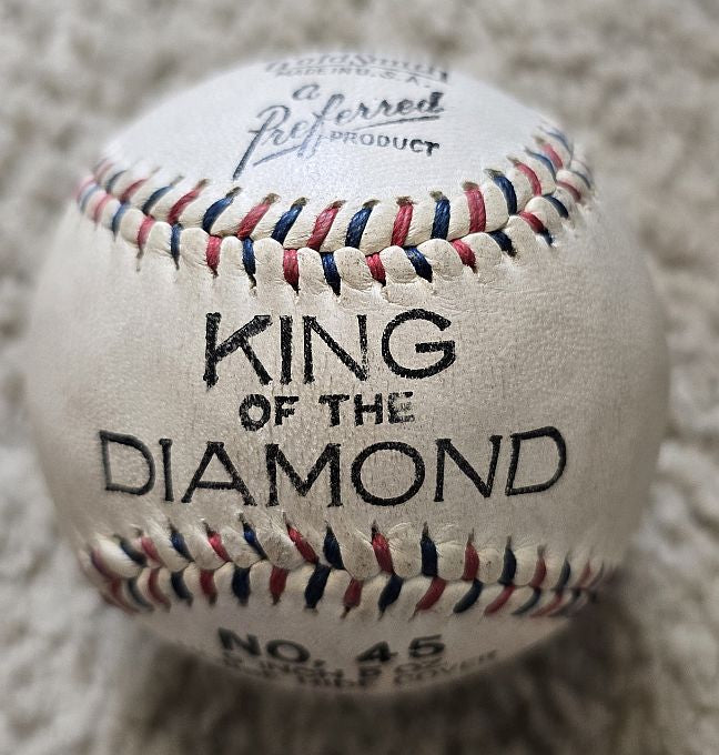 Walter Mails Signed AUTO baseball /w Sam Chapman Displays as a Single D.1974
