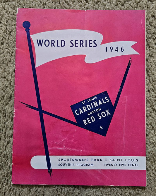 1946 World Series Program St. Louis Cardinals vs. Boston Red Sox Game 6