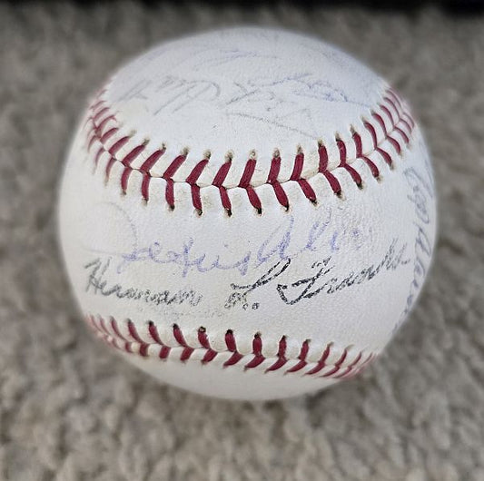 1965 San Francisco Giants Team Signed Baseball /w 26 Sigs Willie Mays