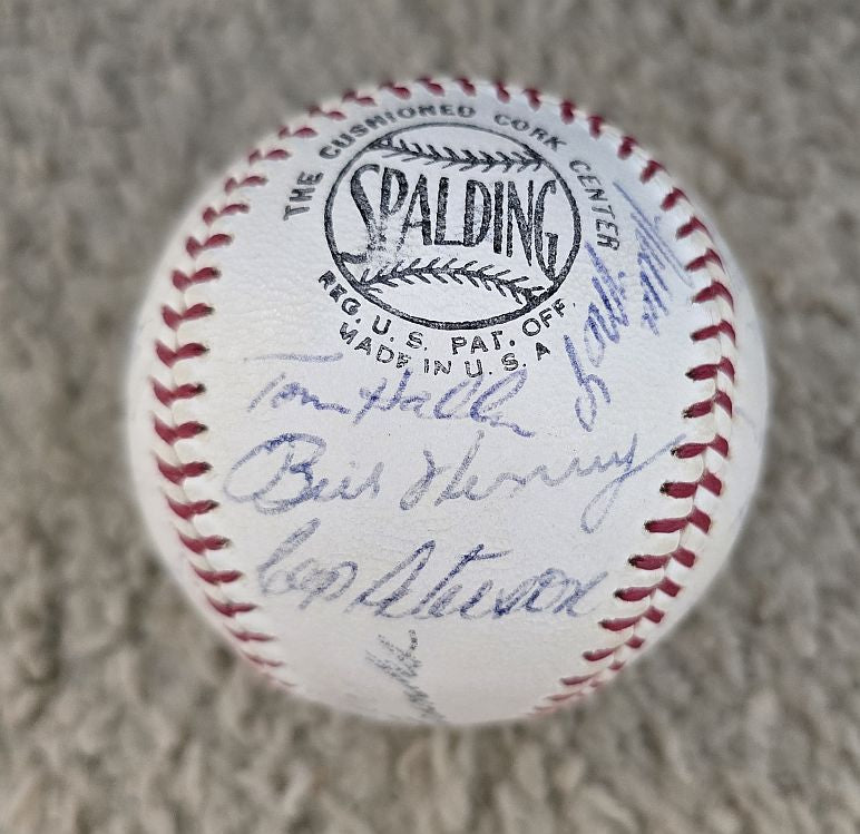 1965 San Francisco Giants Team Signed Baseball /w 26 Sigs Willie Mays
