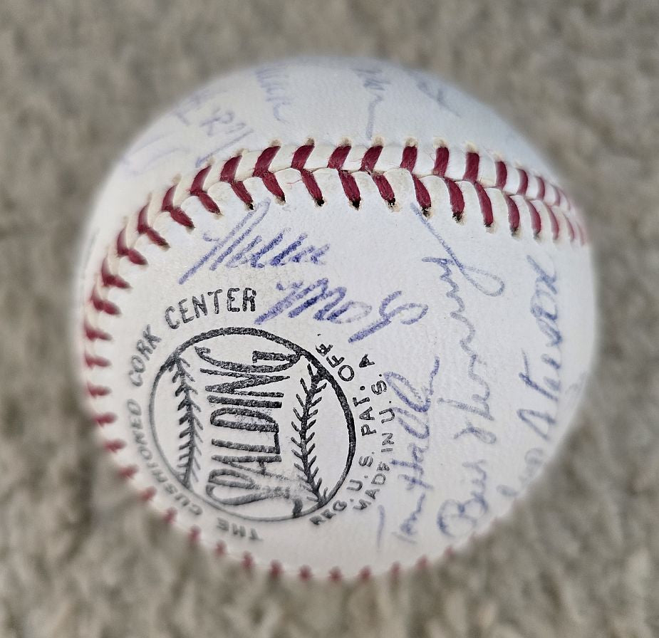1965 San Francisco Giants Team Signed Baseball /w 26 Sigs Willie Mays