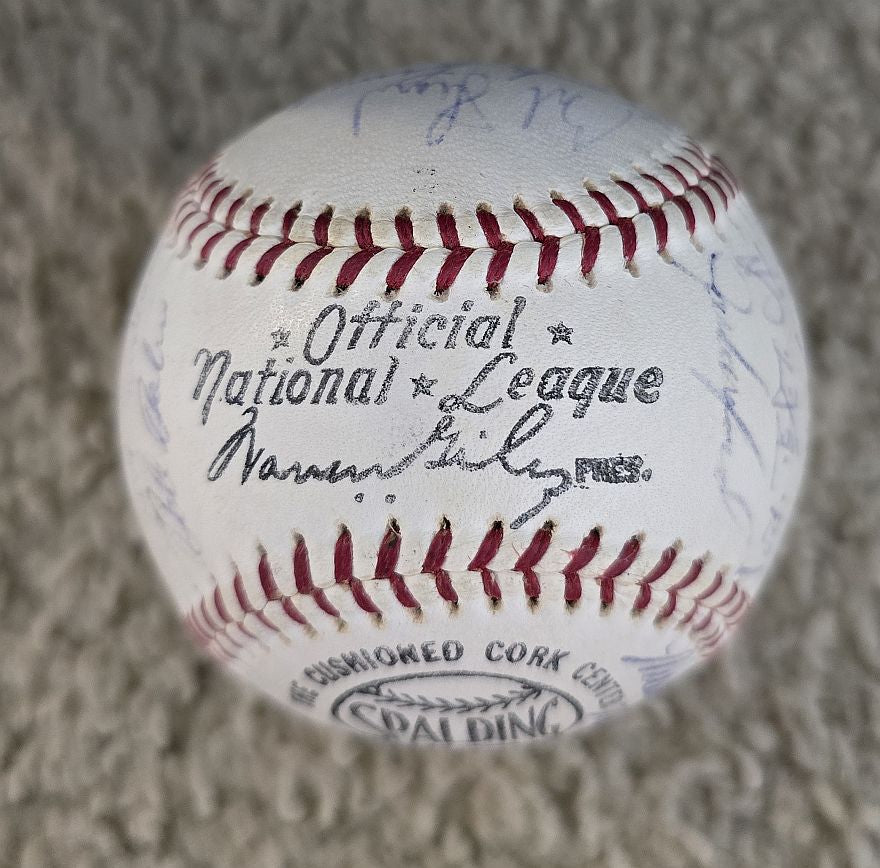 1965 San Francisco Giants Team Signed Baseball /w 26 Sigs Willie Mays