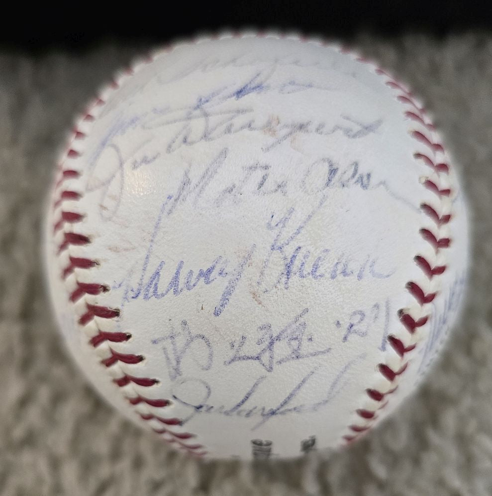1965 San Francisco Giants Team Signed Baseball /w 26 Sigs Willie Mays