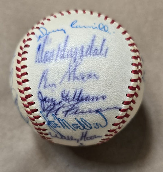 1963 Dodgers World Series Champions Team Signed OAL Baseball /w 28 sigs
