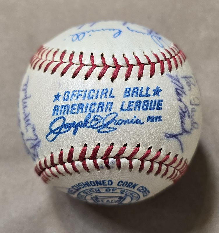 1963 Dodgers World Series Champions Team Signed OAL Baseball /w 28 sigs