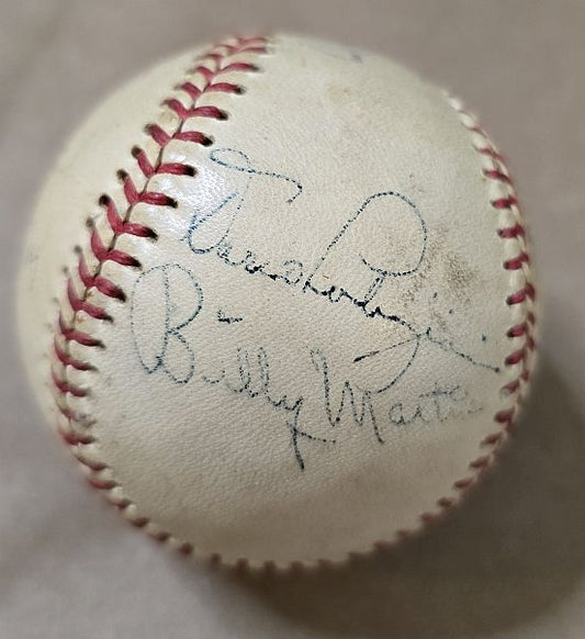 1948 Oakland Oaks PCL Champs Team Signed AUTO Baseball /w Ernie Lombardi Billy Martin