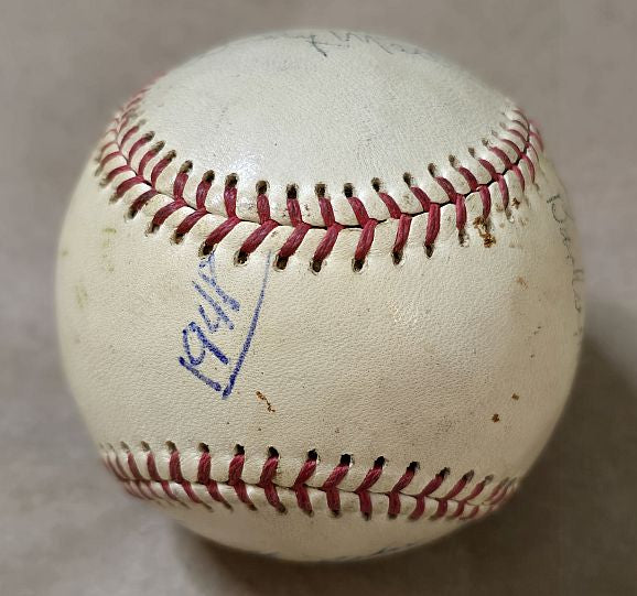 1948 Oakland Oaks PCL Champs Team Signed AUTO Baseball /w Ernie Lombardi Billy Martin