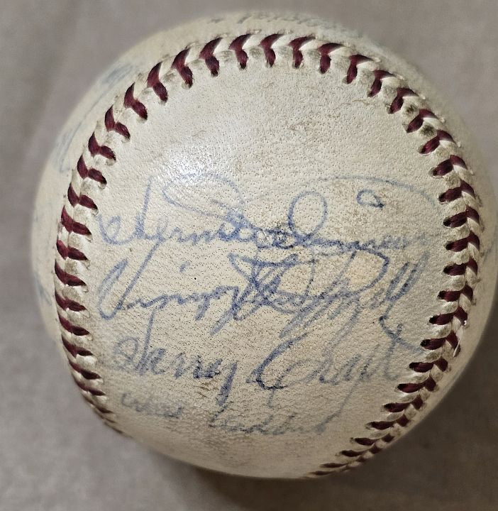 1958 Kansas City Athletics & St. Louis Cardinals Team Signed AUTO Baseball