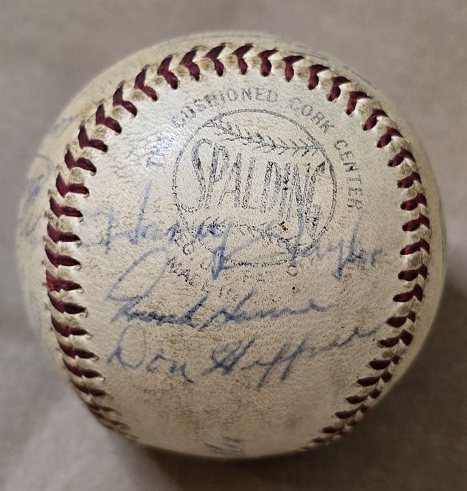 1958 Kansas City Athletics & St. Louis Cardinals Team Signed AUTO Baseball