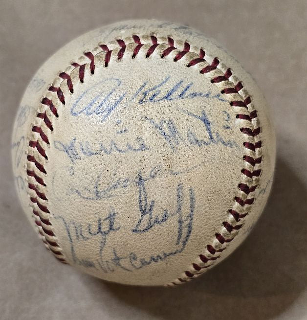 1958 Kansas City Athletics & St. Louis Cardinals Team Signed AUTO Baseball
