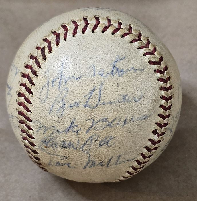 1958 Kansas City Athletics & St. Louis Cardinals Team Signed AUTO Baseball