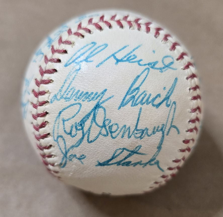 1956 Sacramento Solons Team Signed AUTO Baseball PCL – Loaded