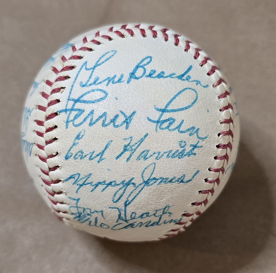1956 Sacramento Solons Team Signed AUTO Baseball PCL – Loaded